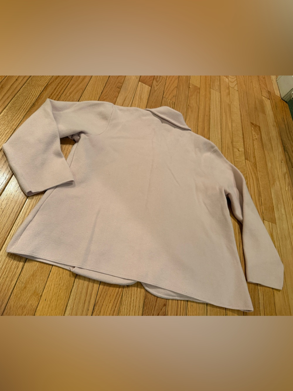 Chaps Light Pink Single-Breasted Cotton Tailored Blazer - Picture 7 of 9